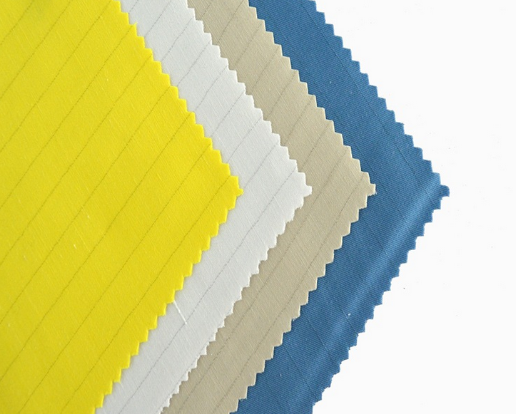Anti-static stripe matt fabric